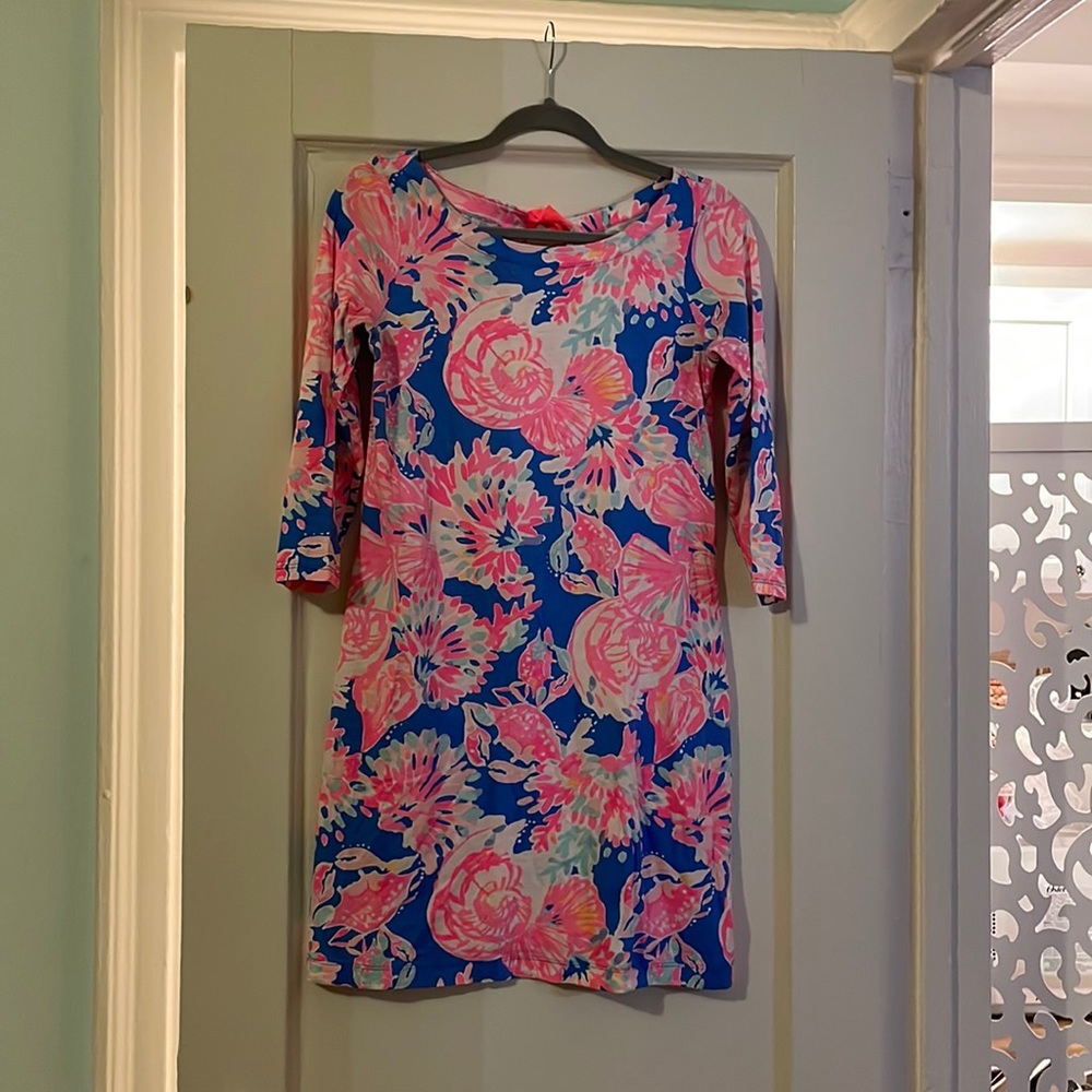 EUC Lilly Pulitzer cotton shift dress. Size small